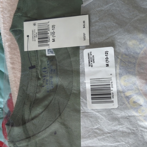 Polo Ralph Lauren marlin club green t-shirts. - Picture 7 of 8